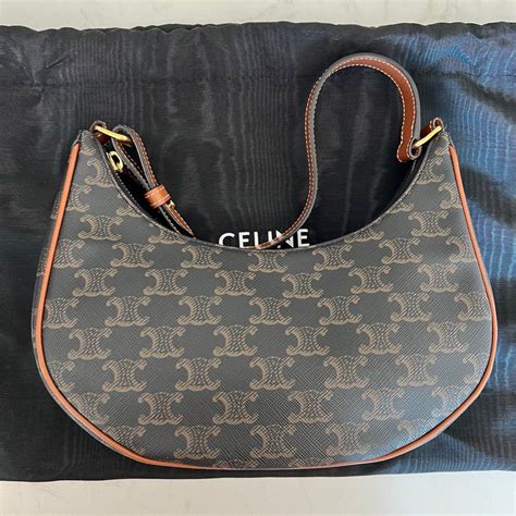 celine multi bag triomphe canvas|celine triomphe bag size comparison.